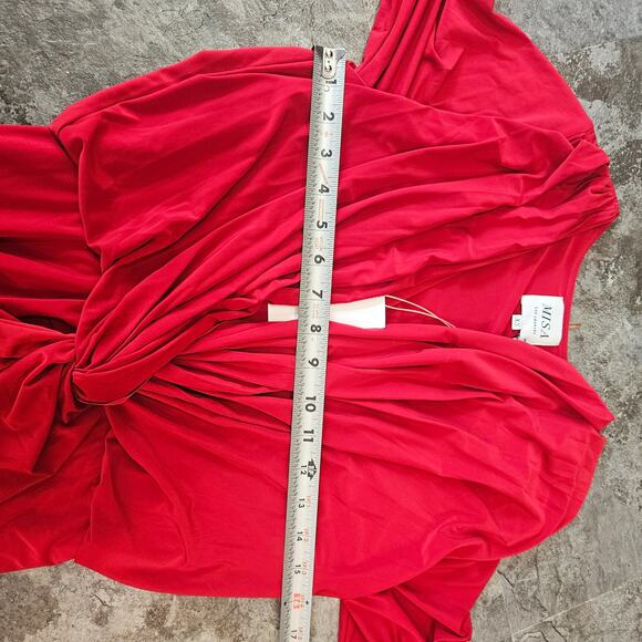Misa Los Angeles Women's Dresses Teget Draped Cocktail Dress Size XS - Picture 4 of 7